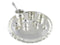 12 Inch German Silver Shubh Labh Pooja Set - 1000gms